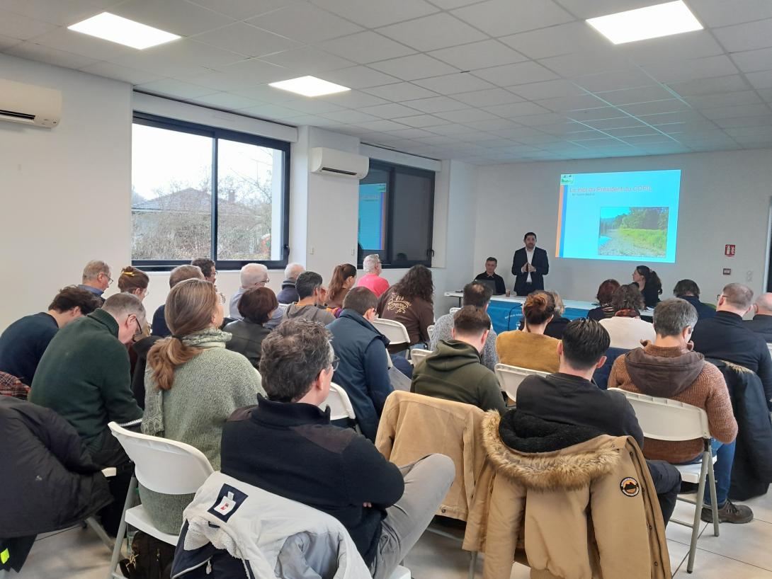 Comité de pilotage de l'Adour le 29jan2026 à Souprosse